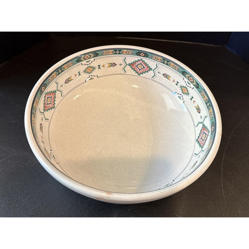 Studio Nova Adirondack 7.5" Pasta Salad Bowl Y 2201 Vintage Aztec Southwestern